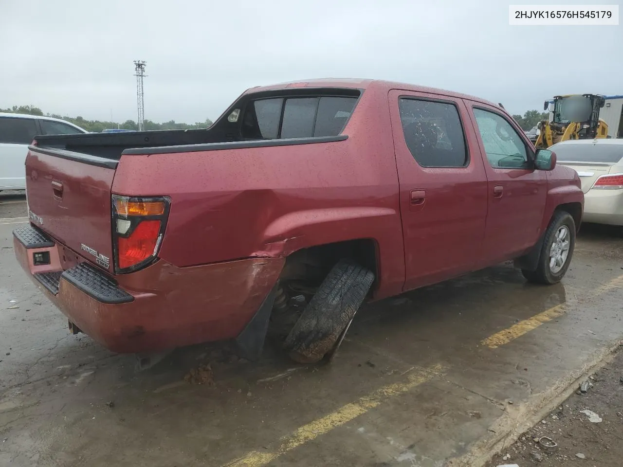 2006 Honda Ridgeline Rtl VIN: 2HJYK16576H545179 Lot: 72609694