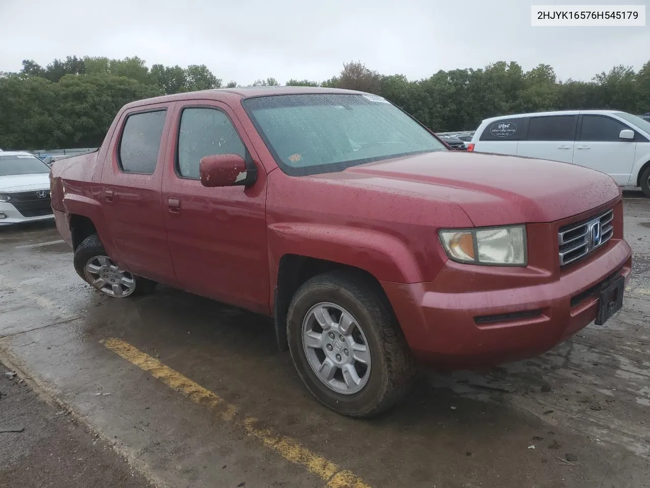 2006 Honda Ridgeline Rtl VIN: 2HJYK16576H545179 Lot: 72609694