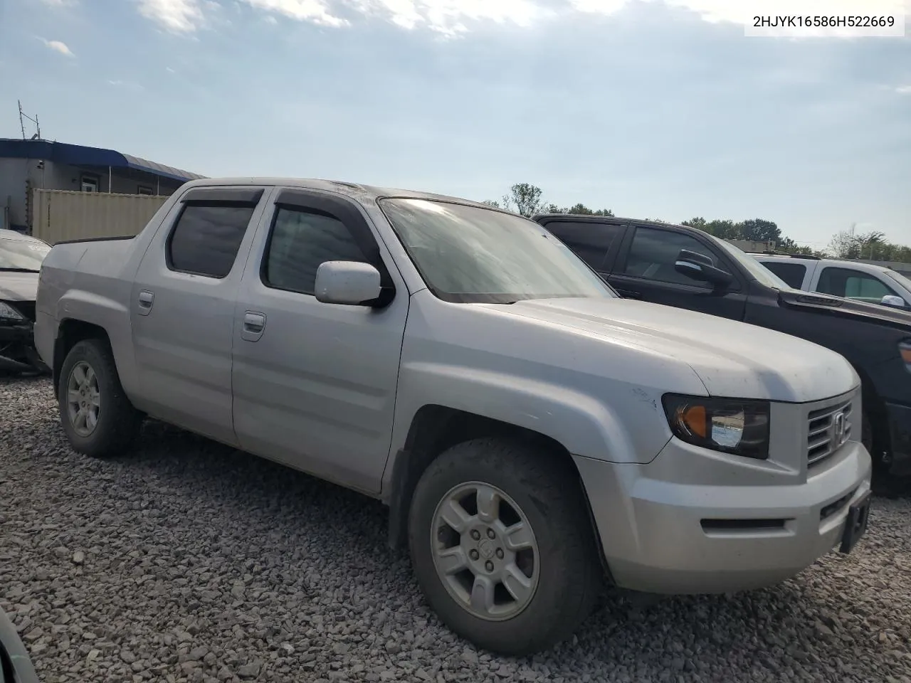 2HJYK16586H522669 2006 Honda Ridgeline Rtl