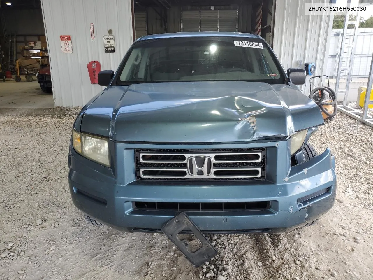 2006 Honda Ridgeline Rt VIN: 2HJYK16216H550030 Lot: 73115034