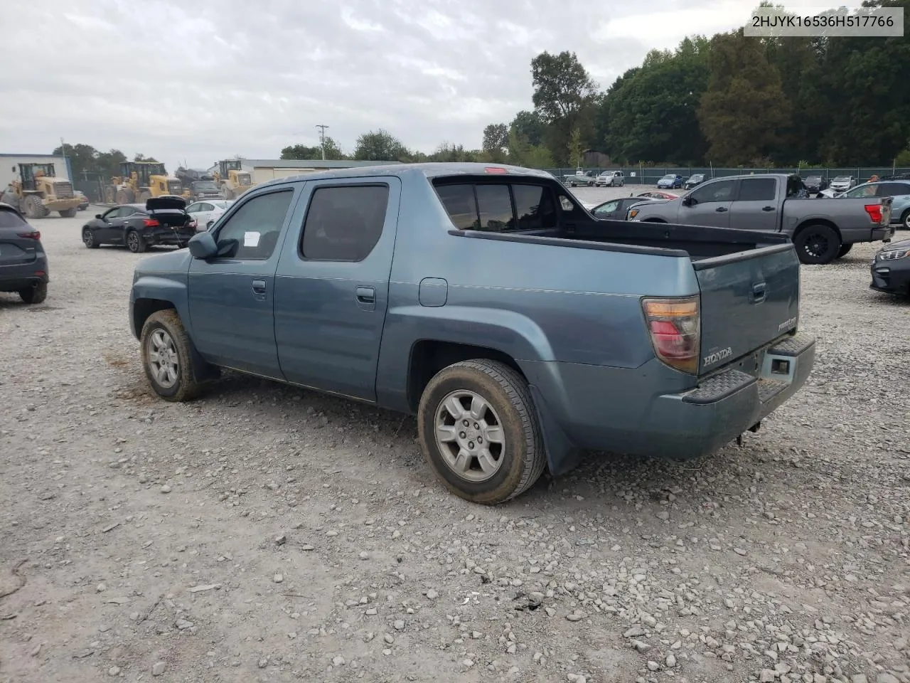 2006 Honda Ridgeline Rtl VIN: 2HJYK16536H517766 Lot: 74190834