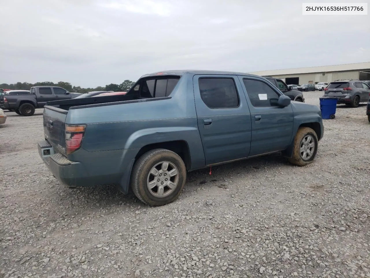 2006 Honda Ridgeline Rtl VIN: 2HJYK16536H517766 Lot: 74190834