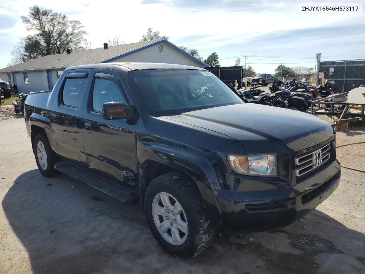 2006 Honda Ridgeline Rtl VIN: 2HJYK16546H573117 Lot: 74472753