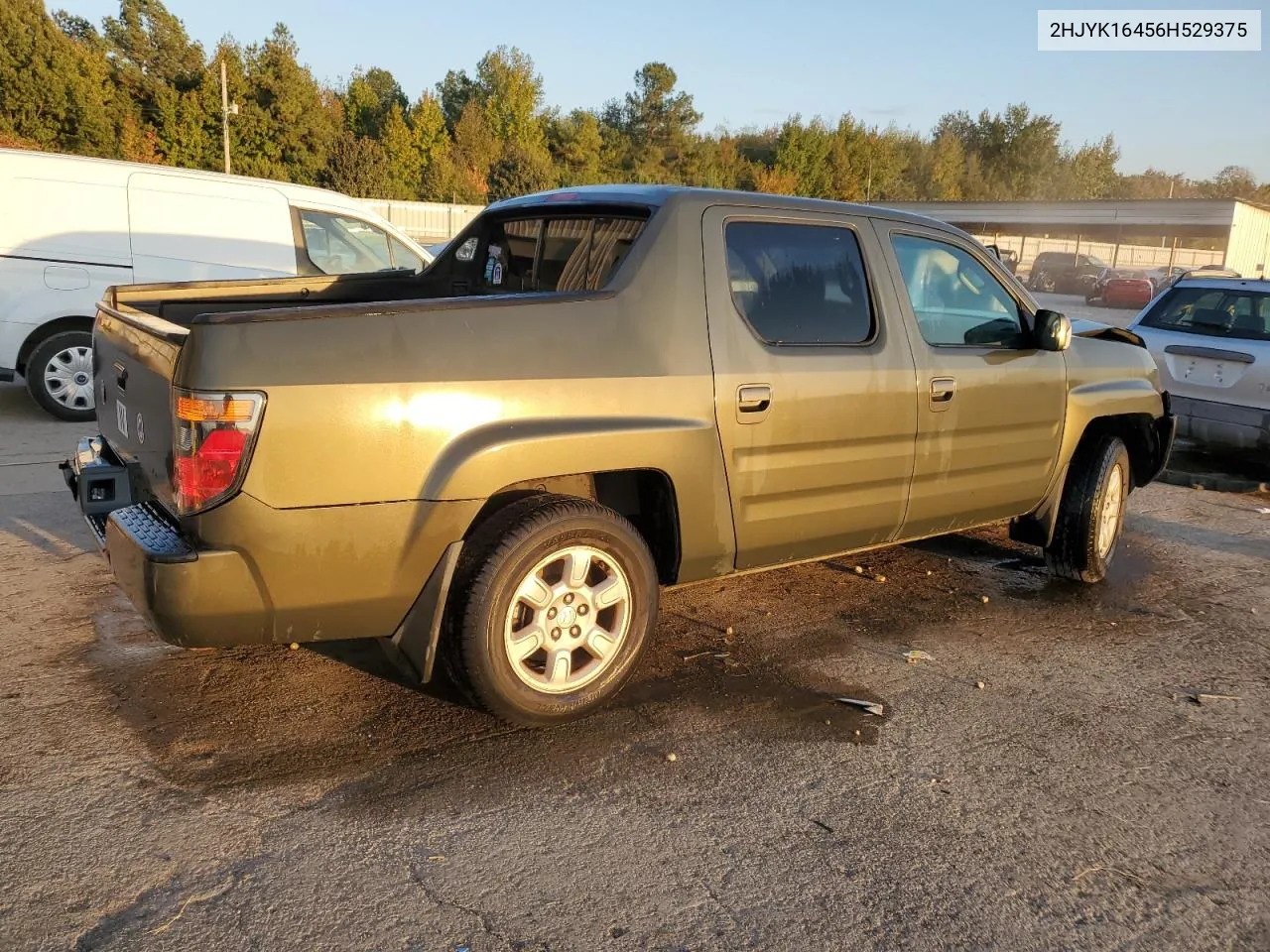 2006 Honda Ridgeline Rts VIN: 2HJYK16456H529375 Lot: 74526394