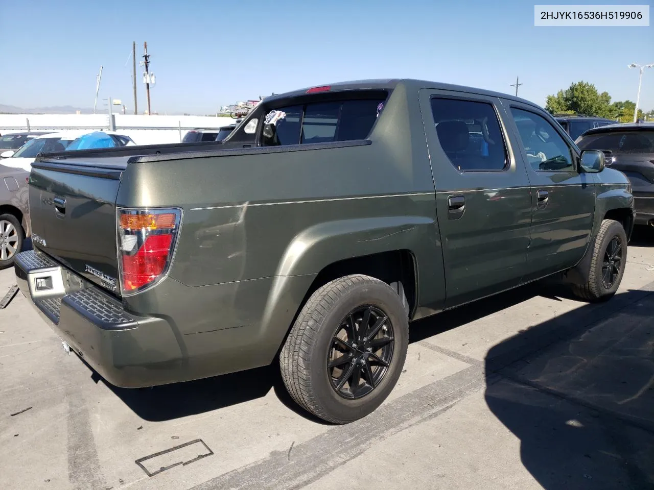 2006 Honda Ridgeline Rtl VIN: 2HJYK16536H519906 Lot: 74631254