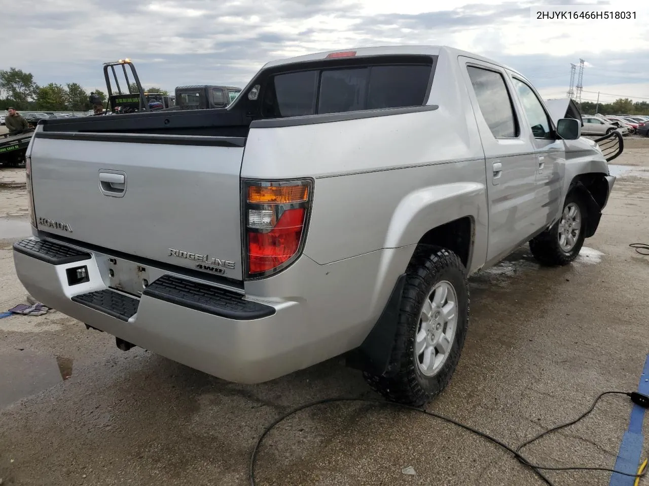 2006 Honda Ridgeline Rts VIN: 2HJYK16466H518031 Lot: 74688114