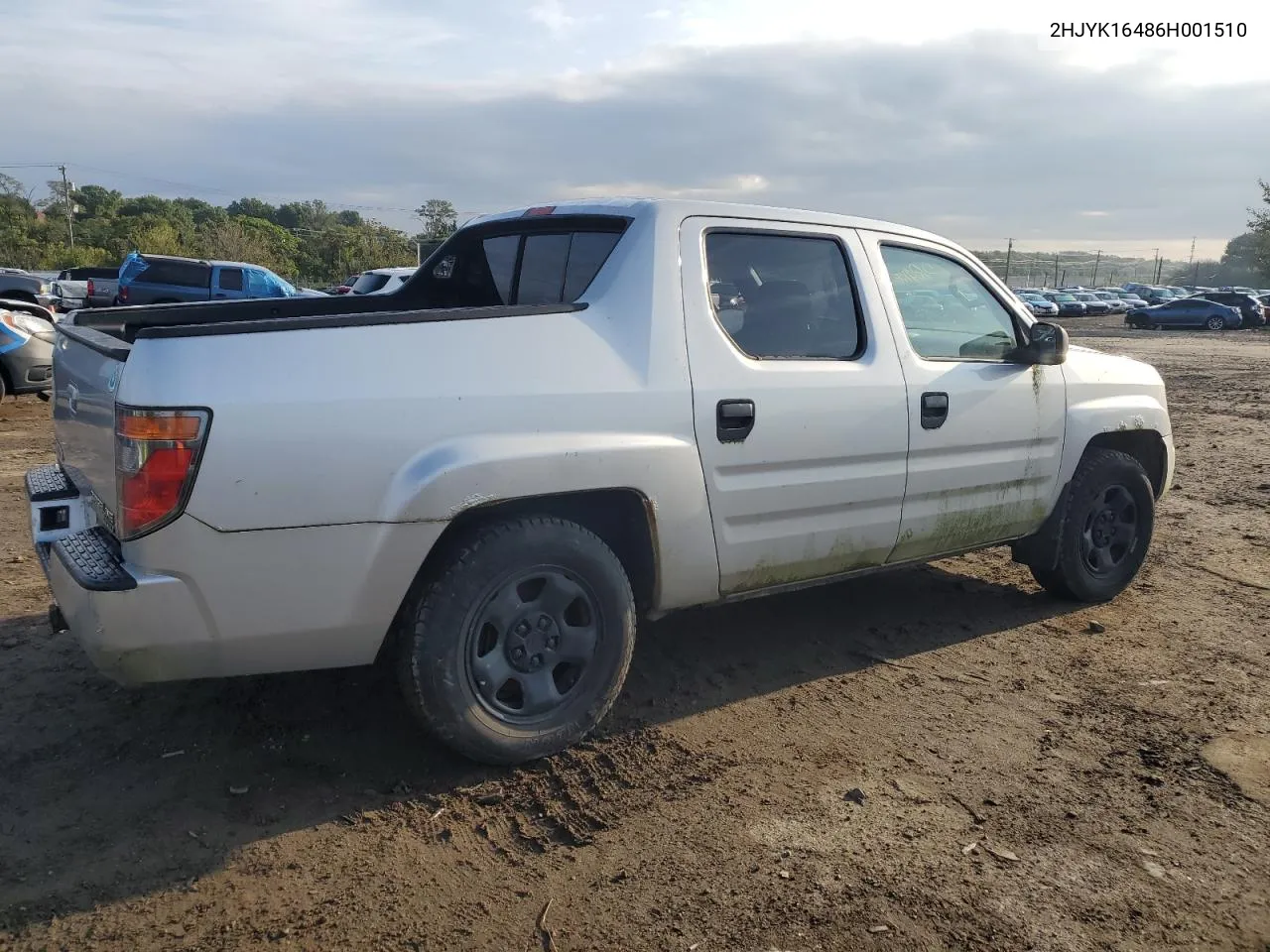 2006 Honda Ridgeline Rts VIN: 2HJYK16486H001510 Lot: 74717894