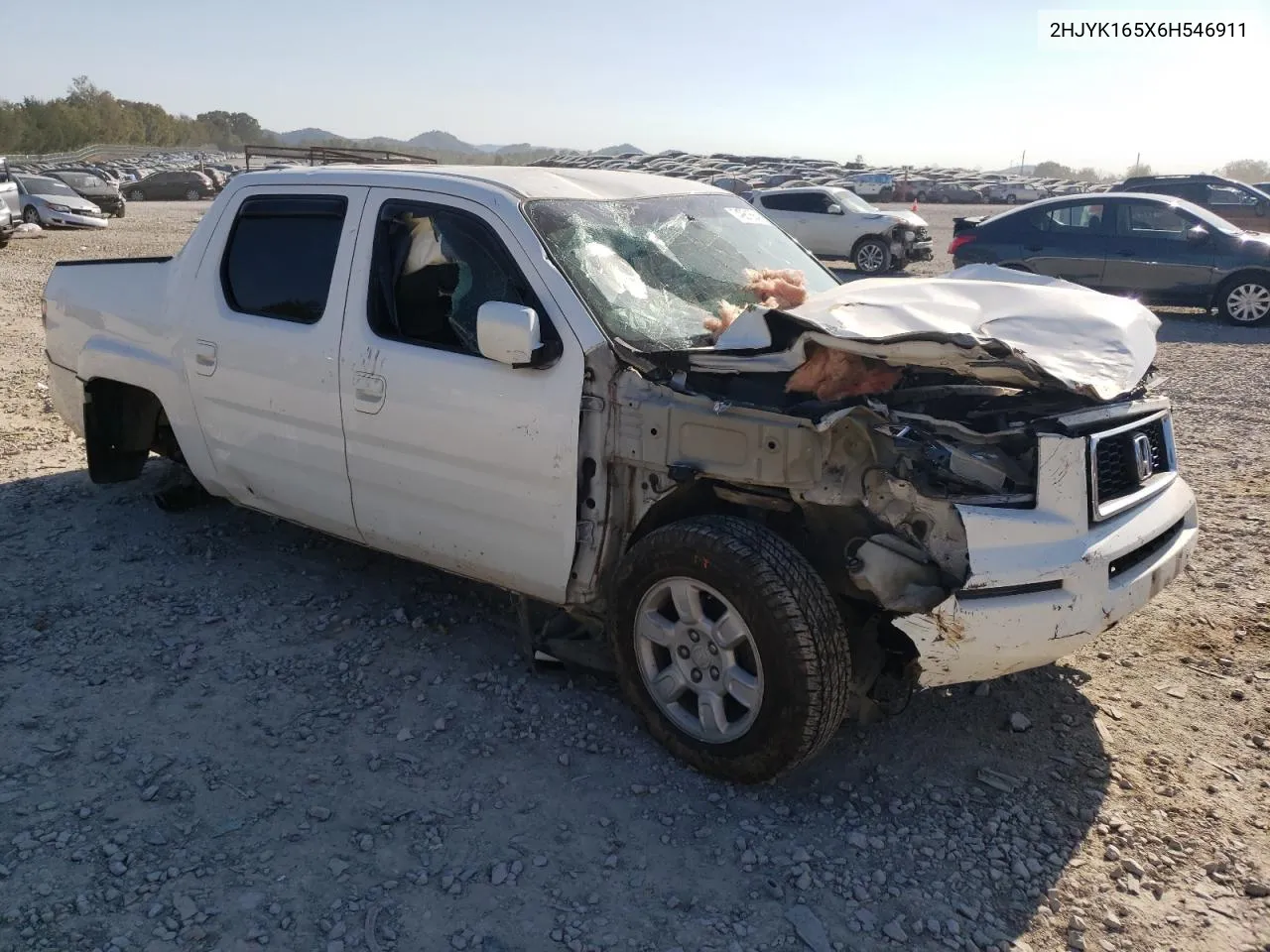 2006 Honda Ridgeline Rtl VIN: 2HJYK165X6H546911 Lot: 74981684