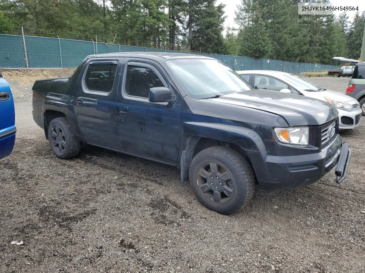 2006 Honda Ridgeline Rts VIN: 2HJYK16496H549564 Lot: 75285764