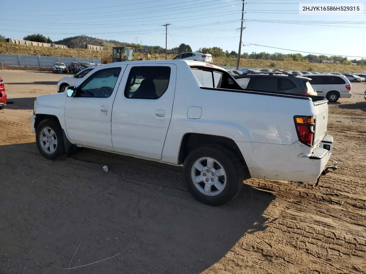 2006 Honda Ridgeline Rtl VIN: 2HJYK16586H529315 Lot: 75288364