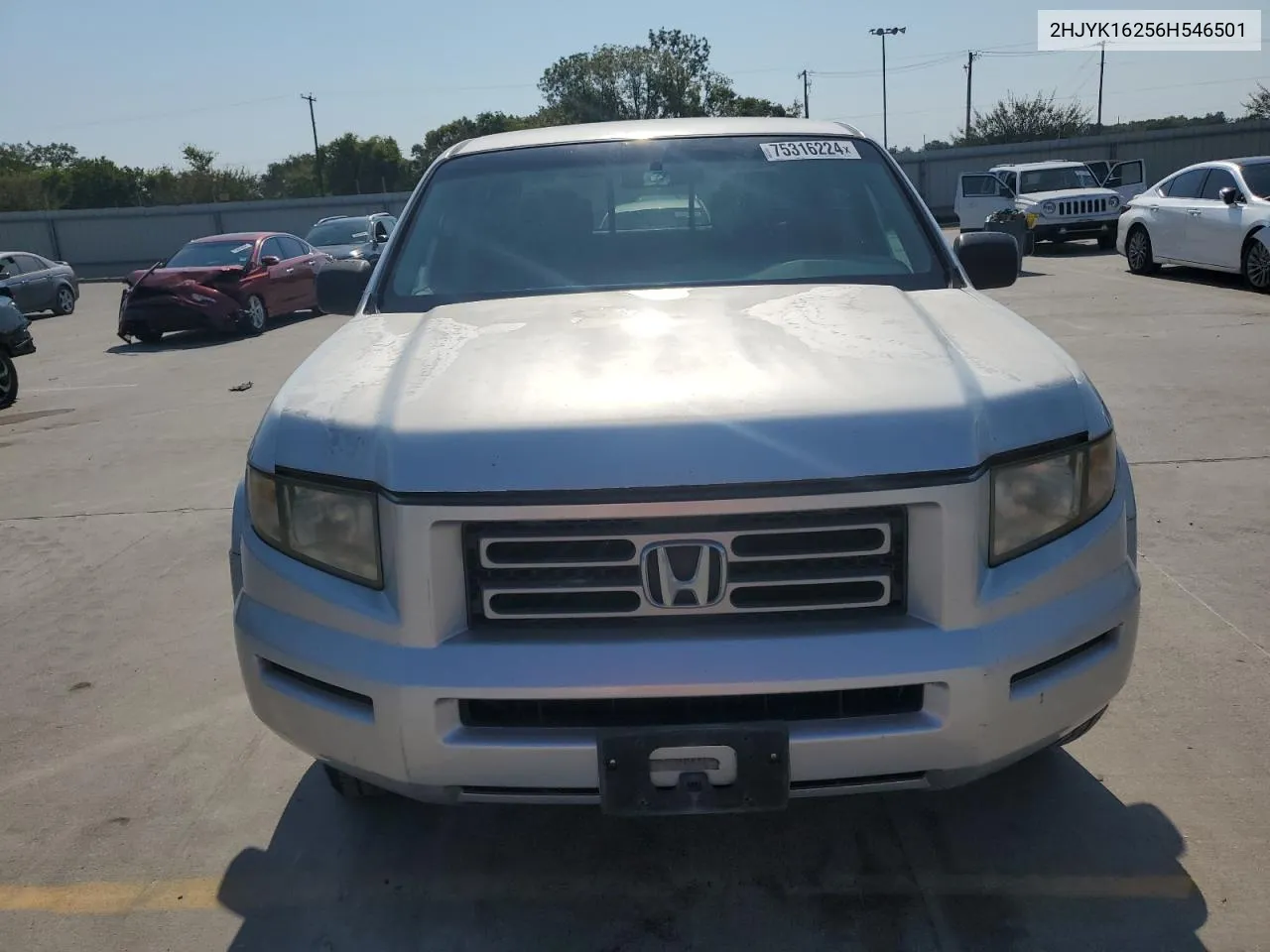 2006 Honda Ridgeline Rt VIN: 2HJYK16256H546501 Lot: 75316224