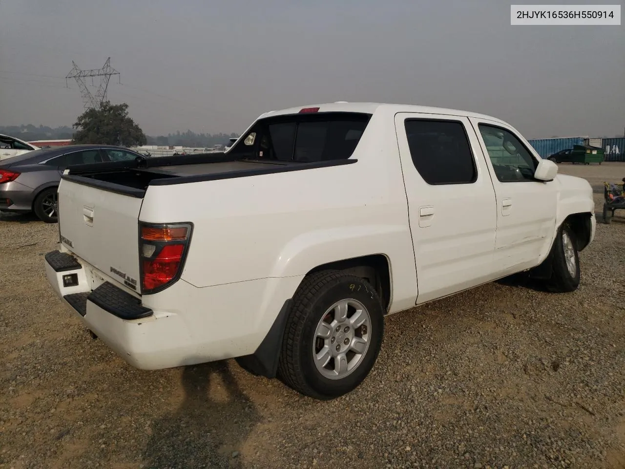 2006 Honda Ridgeline Rtl VIN: 2HJYK16536H550914 Lot: 75486594