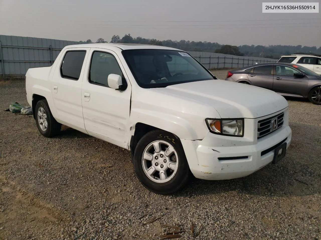 2006 Honda Ridgeline Rtl VIN: 2HJYK16536H550914 Lot: 75486594