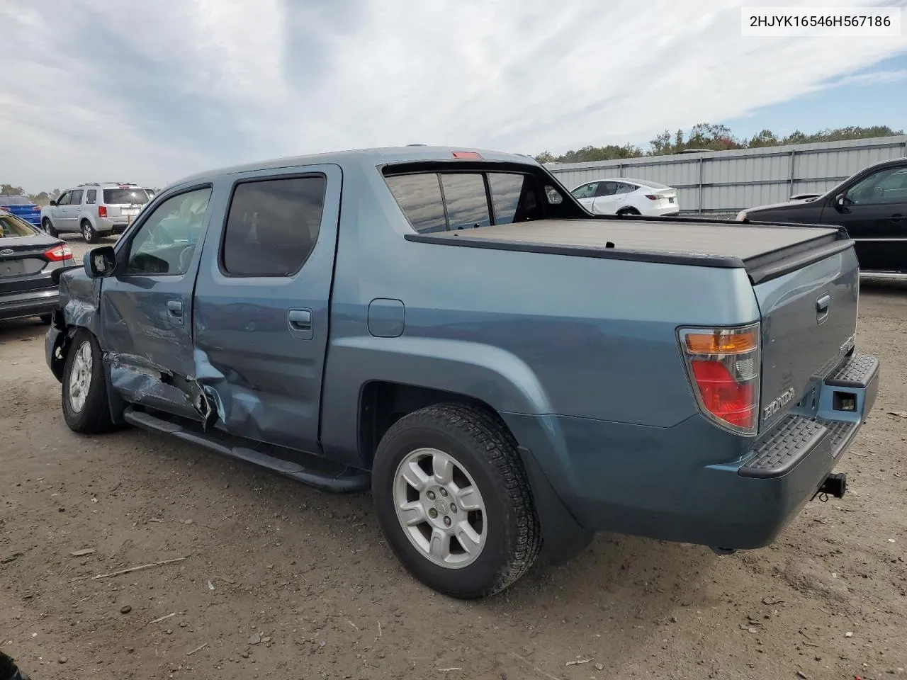 2006 Honda Ridgeline Rtl VIN: 2HJYK16546H567186 Lot: 75537774