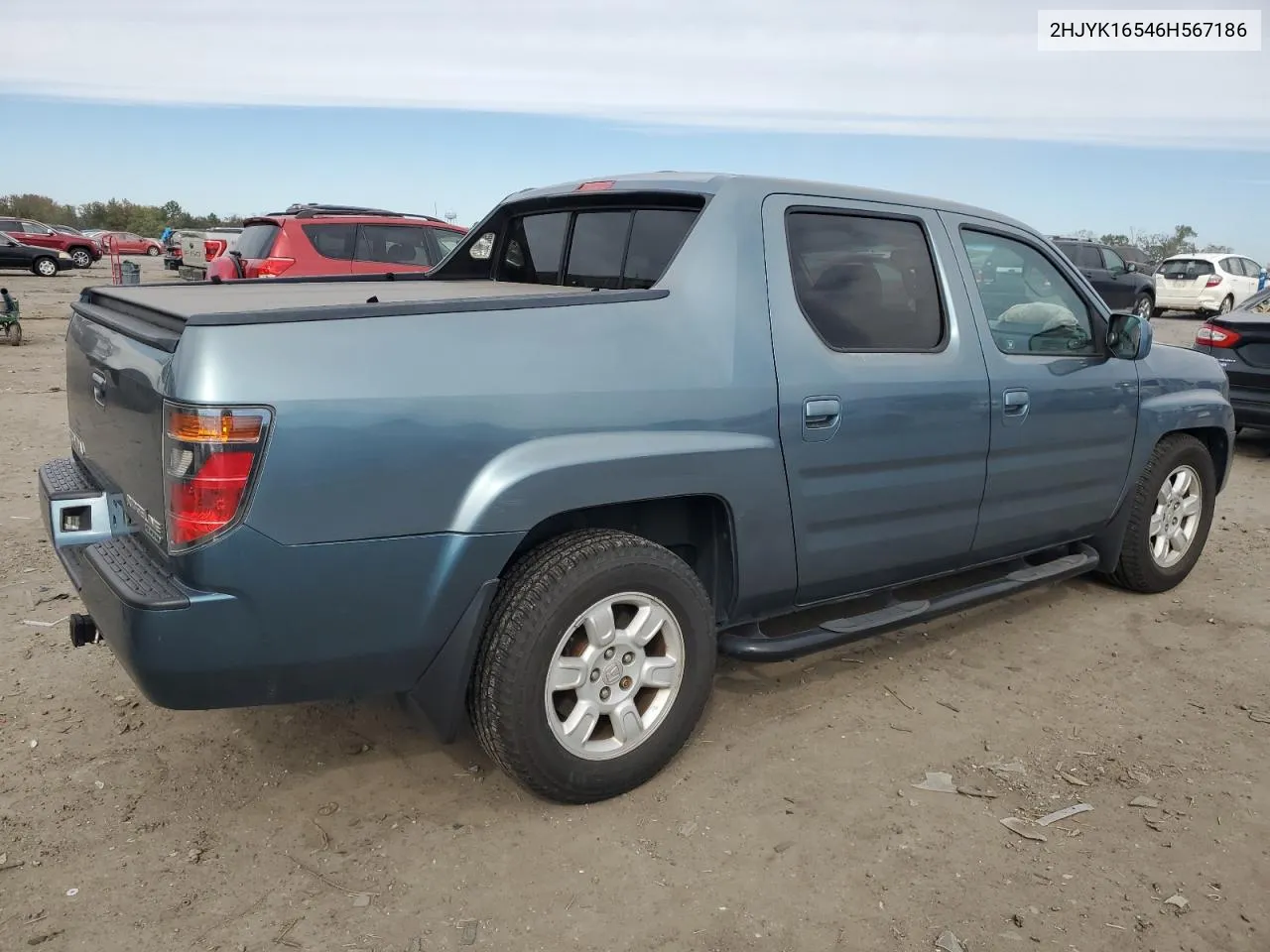 2006 Honda Ridgeline Rtl VIN: 2HJYK16546H567186 Lot: 75537774