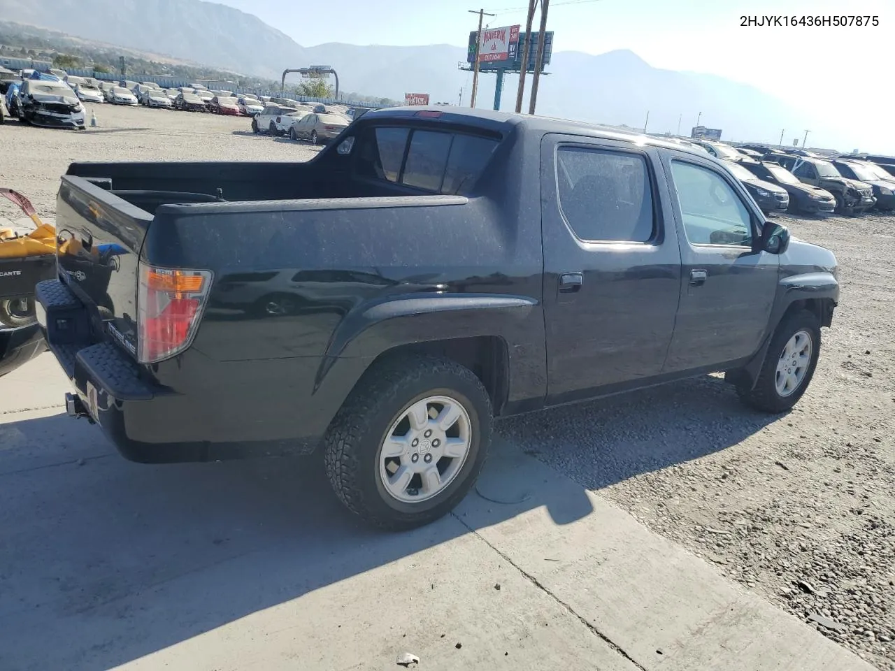 2006 Honda Ridgeline Rts VIN: 2HJYK16436H507875 Lot: 76048514