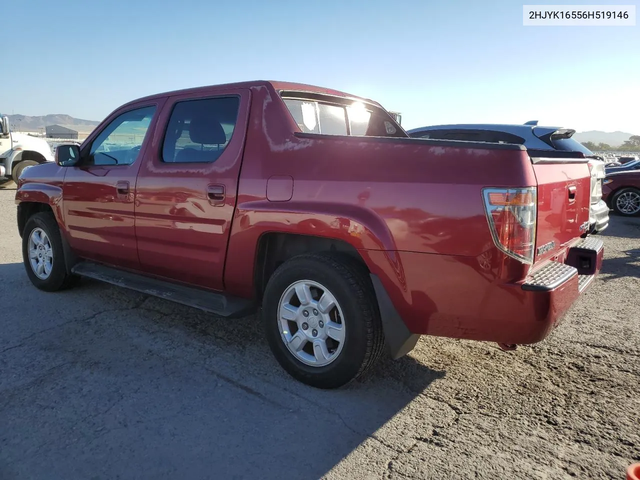 2006 Honda Ridgeline Rtl VIN: 2HJYK16556H519146 Lot: 76080234