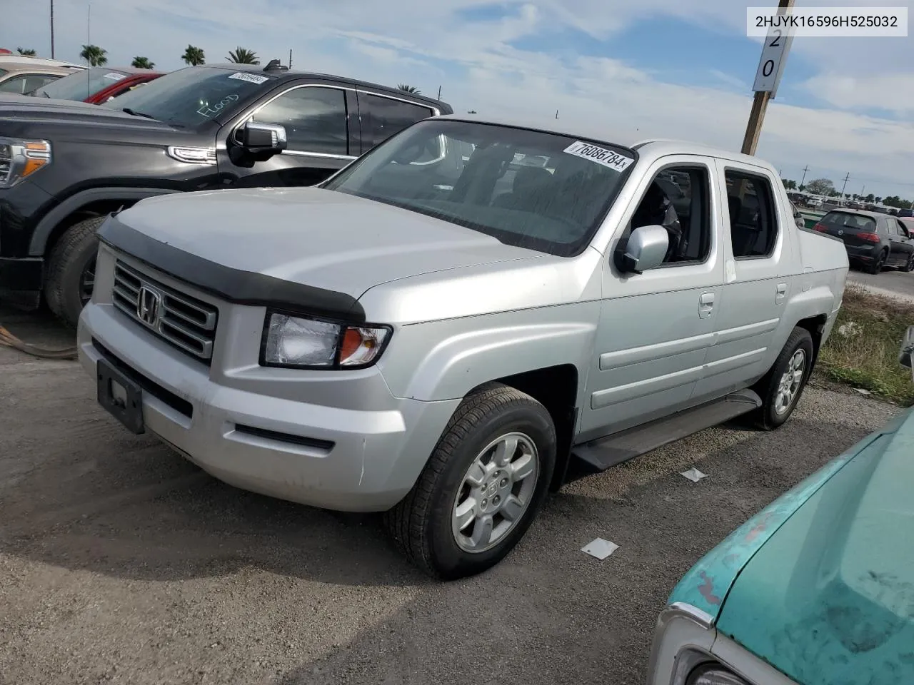 2006 Honda Ridgeline Rtl VIN: 2HJYK16596H525032 Lot: 76086784