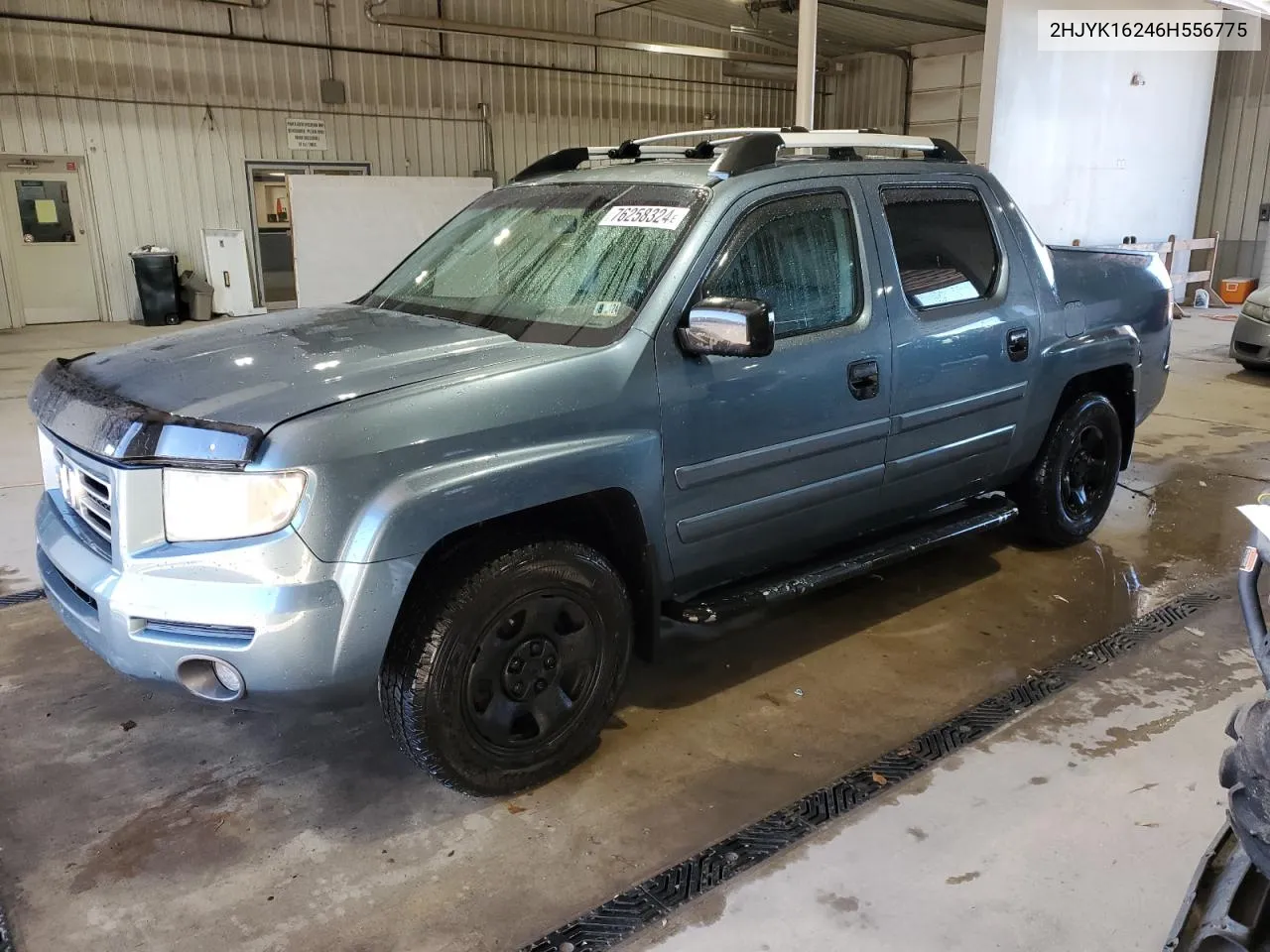 2006 Honda Ridgeline Rt VIN: 2HJYK16246H556775 Lot: 76258324