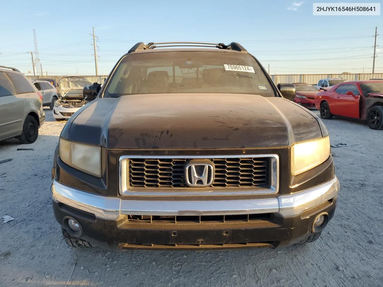 2006 Honda Ridgeline Rtl VIN: 2HJYK16546H508641 Lot: 76965124