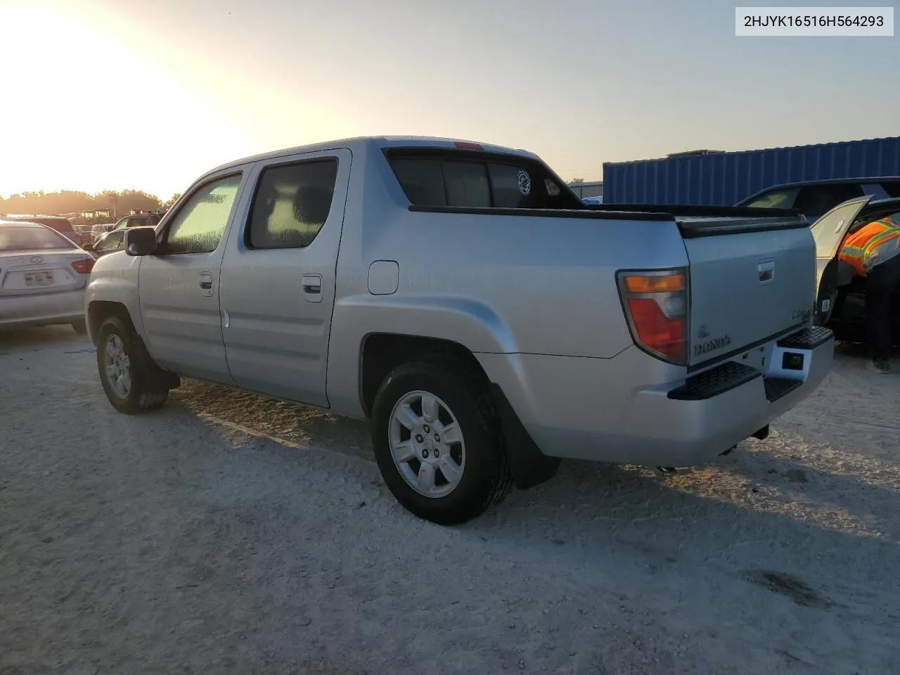 2006 Honda Ridgeline Rtl VIN: 2HJYK16516H564293 Lot: 77257964