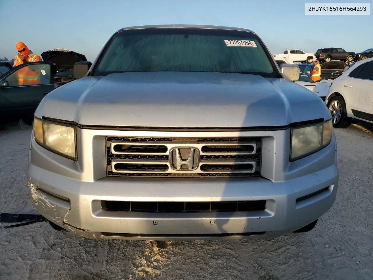 2006 Honda Ridgeline Rtl VIN: 2HJYK16516H564293 Lot: 77257964