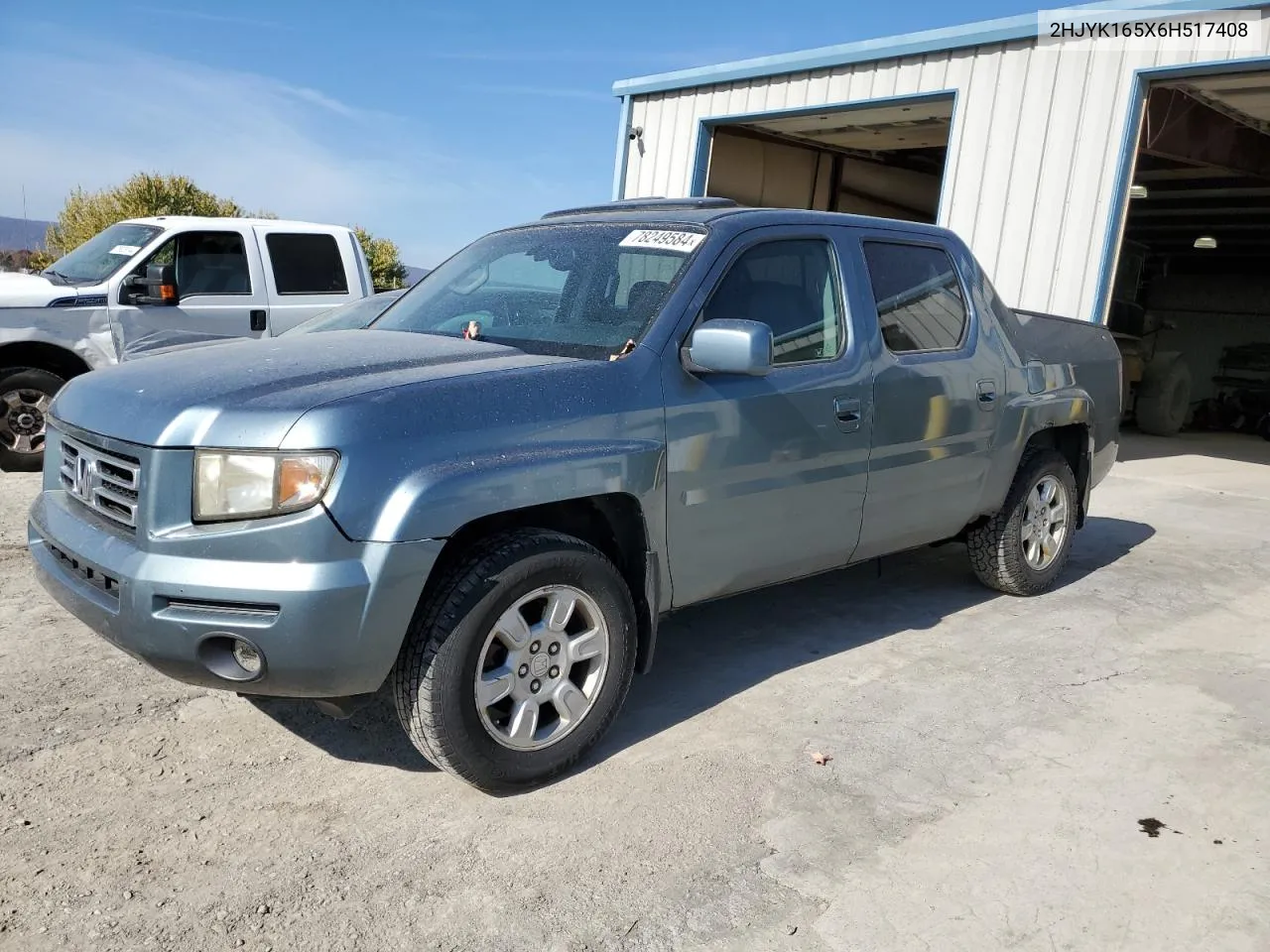 2006 Honda Ridgeline Rtl VIN: 2HJYK165X6H517408 Lot: 78249584