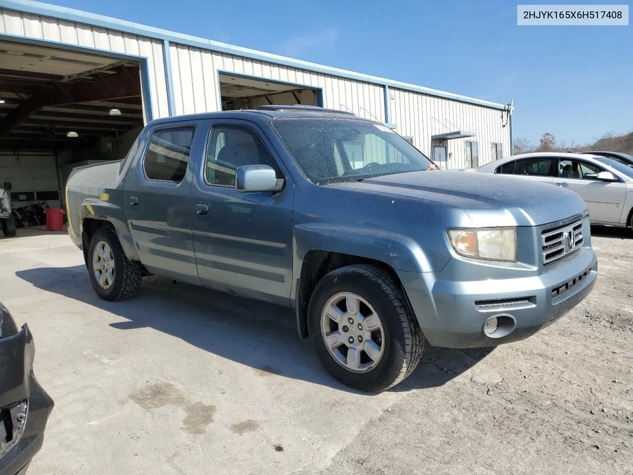 2HJYK165X6H517408 2006 Honda Ridgeline Rtl