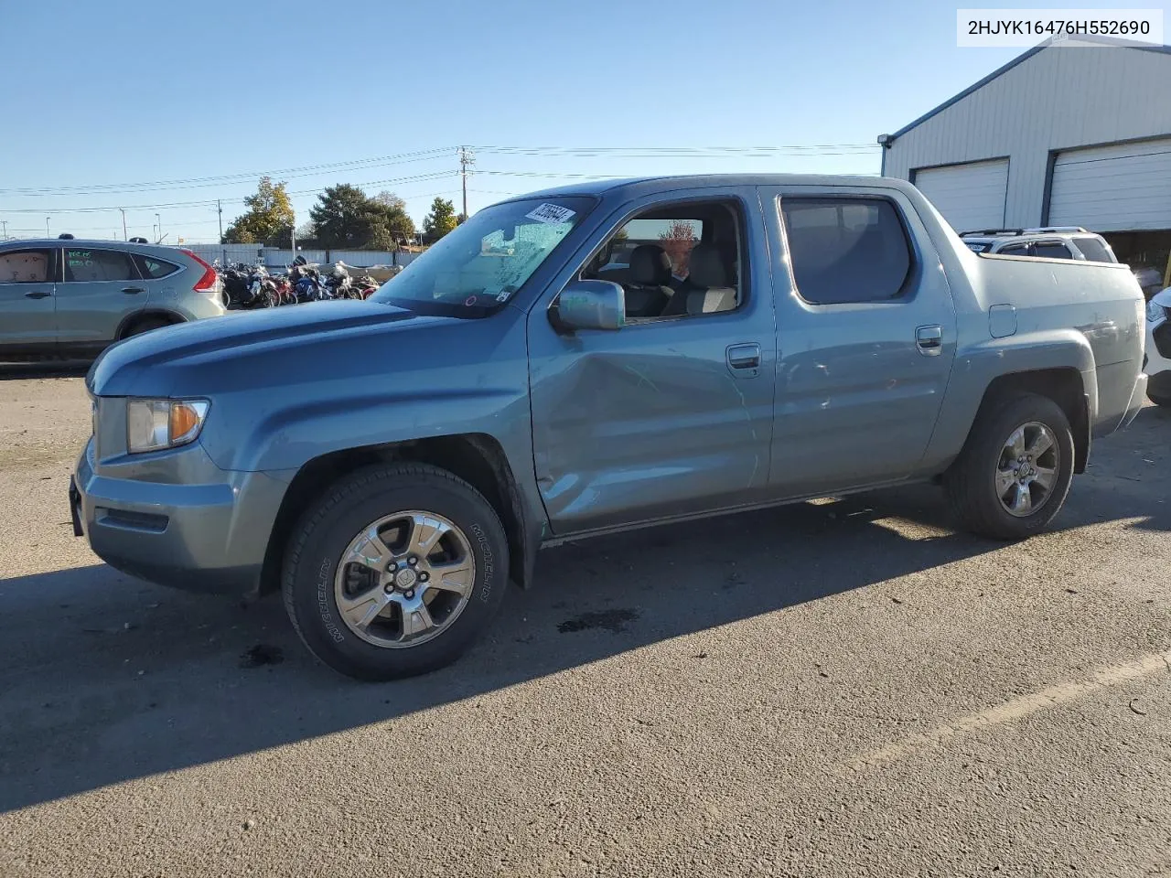 2006 Honda Ridgeline Rts VIN: 2HJYK16476H552690 Lot: 78266644