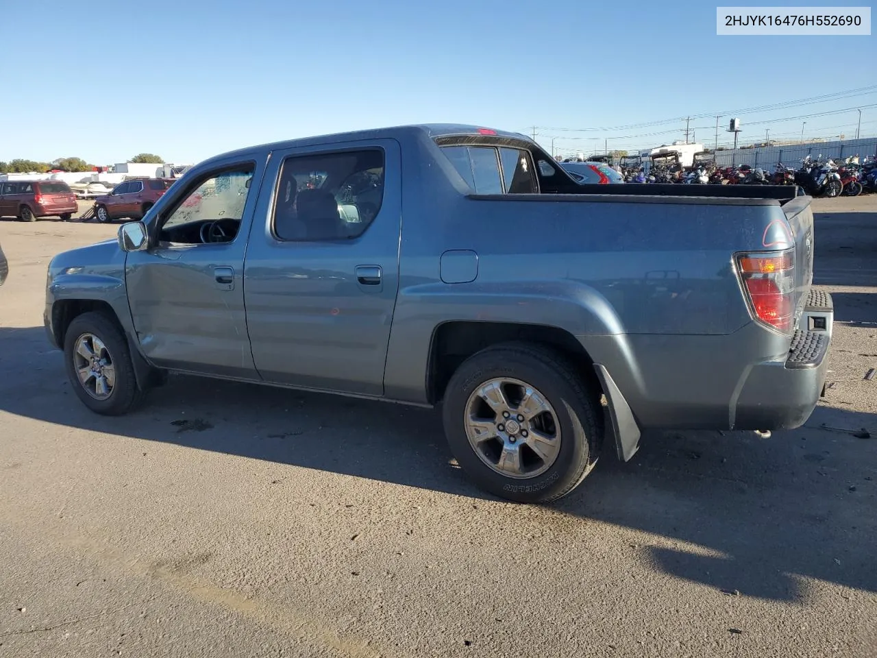 2006 Honda Ridgeline Rts VIN: 2HJYK16476H552690 Lot: 78266644