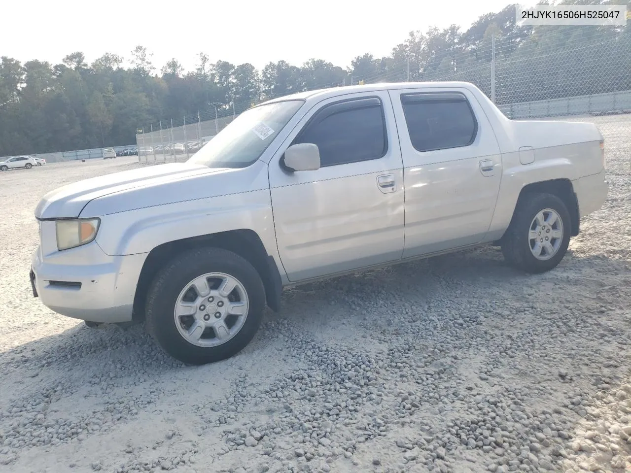 2006 Honda Ridgeline Rtl VIN: 2HJYK16506H525047 Lot: 78365424