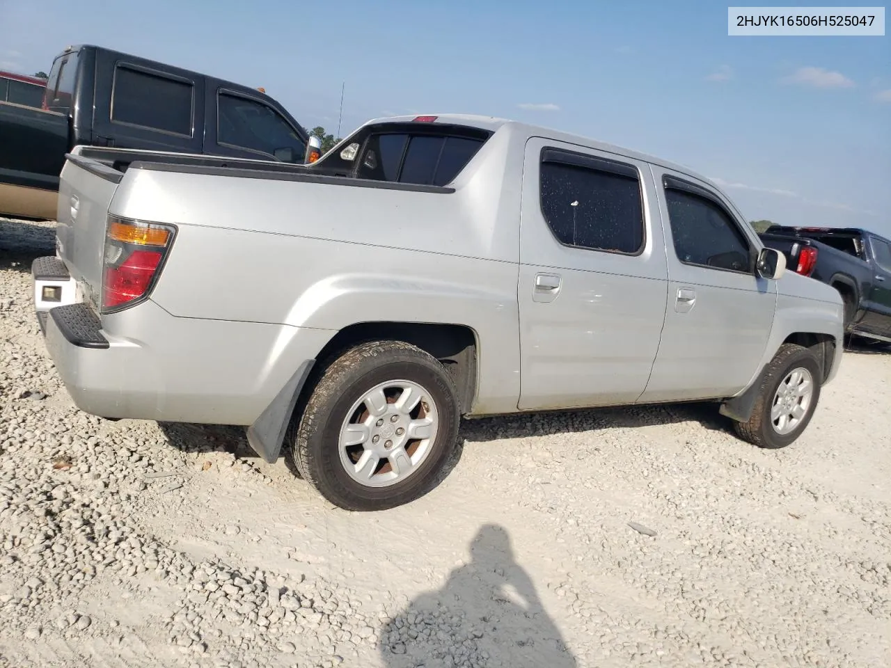 2006 Honda Ridgeline Rtl VIN: 2HJYK16506H525047 Lot: 78365424