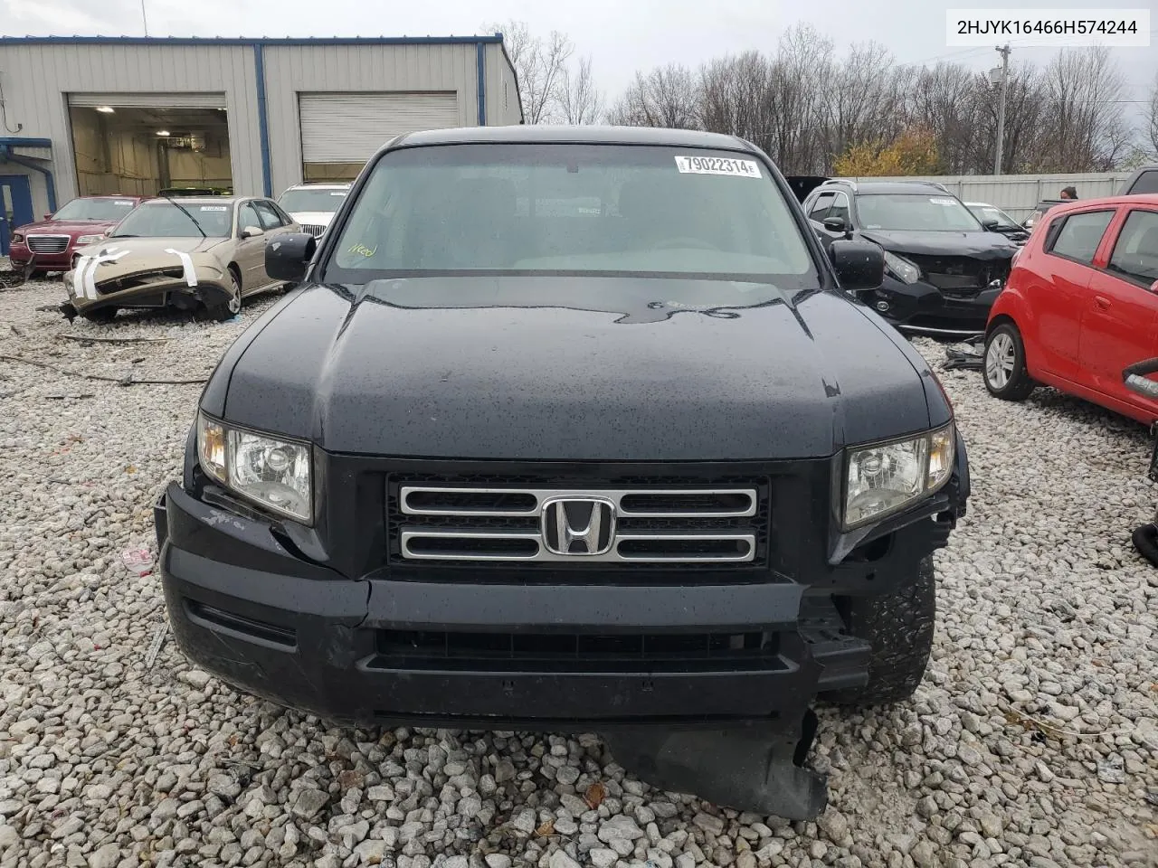 2006 Honda Ridgeline Rts VIN: 2HJYK16466H574244 Lot: 79022314