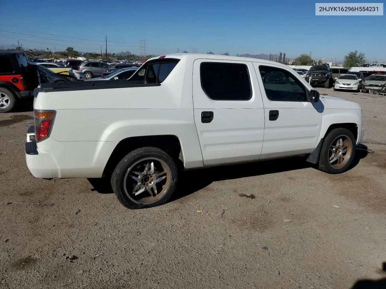 2006 Honda Ridgeline Rt VIN: 2HJYK16296H554231 Lot: 80584464