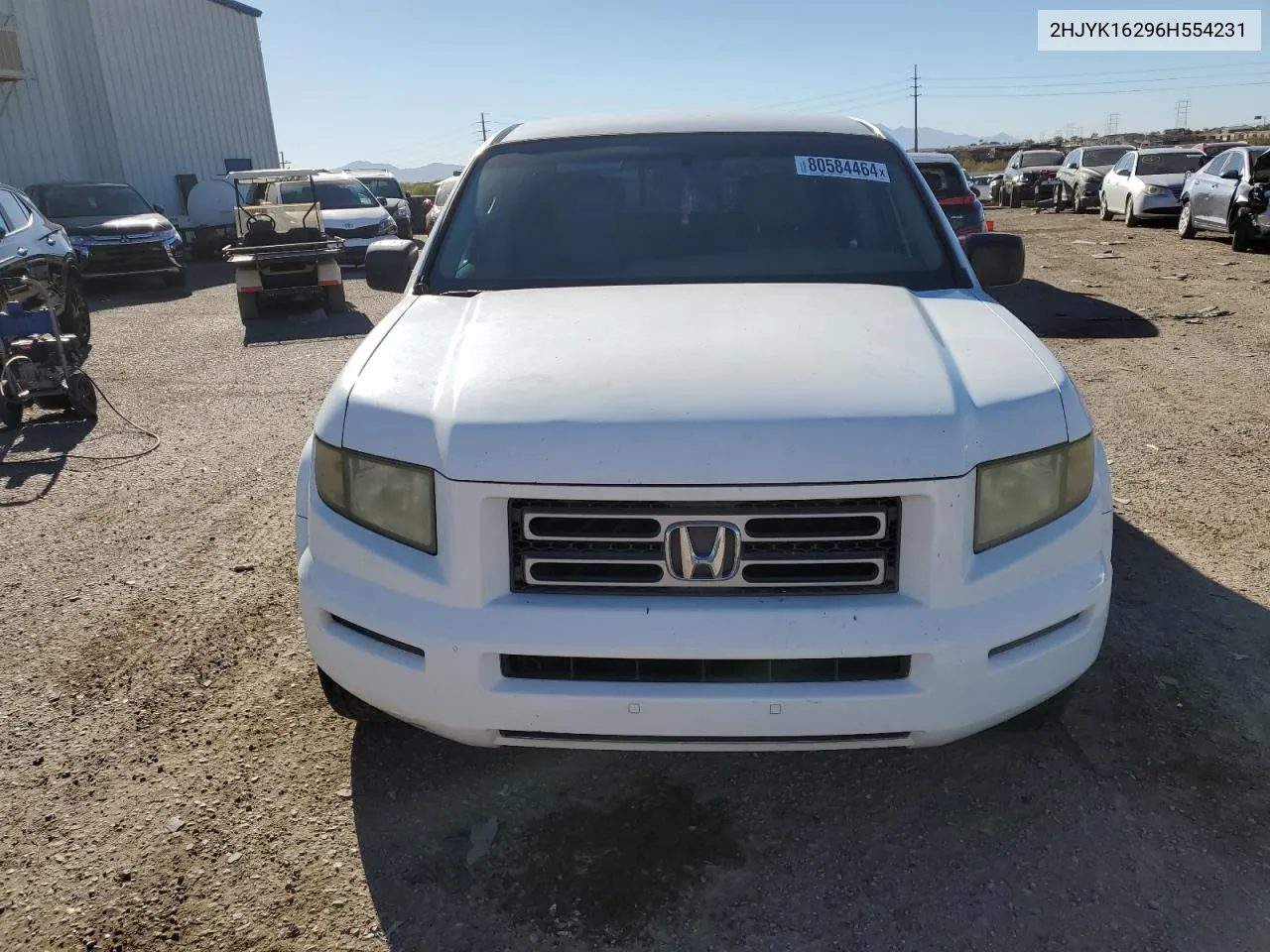 2006 Honda Ridgeline Rt VIN: 2HJYK16296H554231 Lot: 80584464