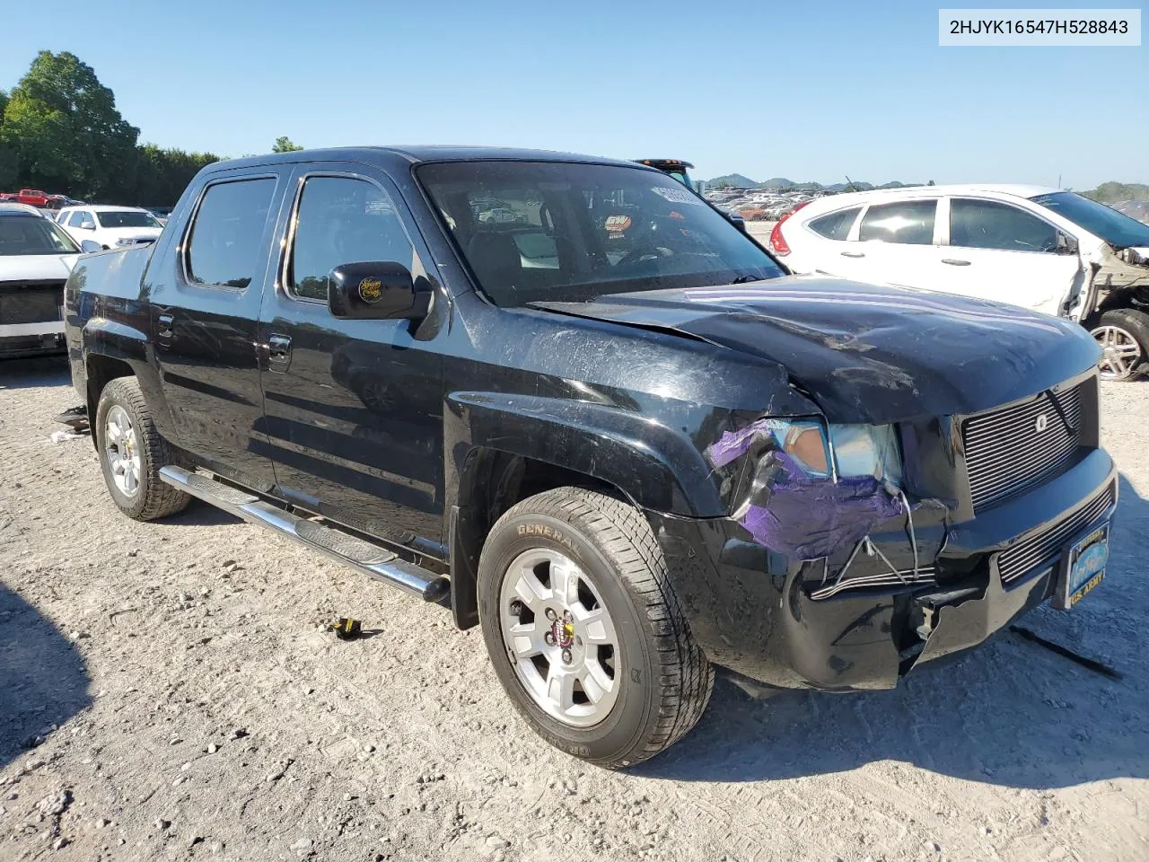 2007 Honda Ridgeline Rtl VIN: 2HJYK16547H528843 Lot: 60605824