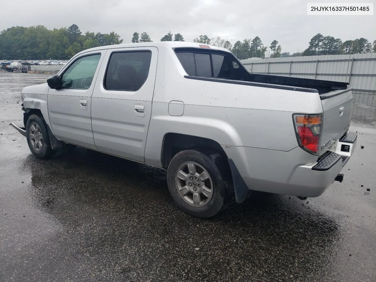 2007 Honda Ridgeline Rtx VIN: 2HJYK16337H501485 Lot: 64240274