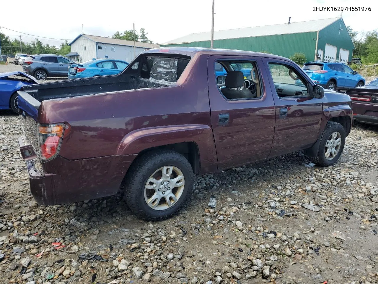 2007 Honda Ridgeline Rt VIN: 2HJYK16297H551976 Lot: 66175684