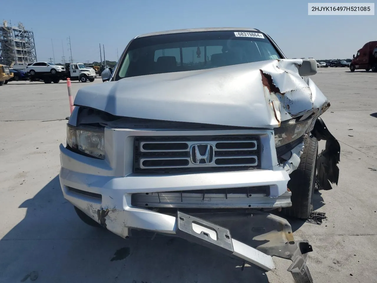 2007 Honda Ridgeline Rts VIN: 2HJYK16497H521085 Lot: 68319864