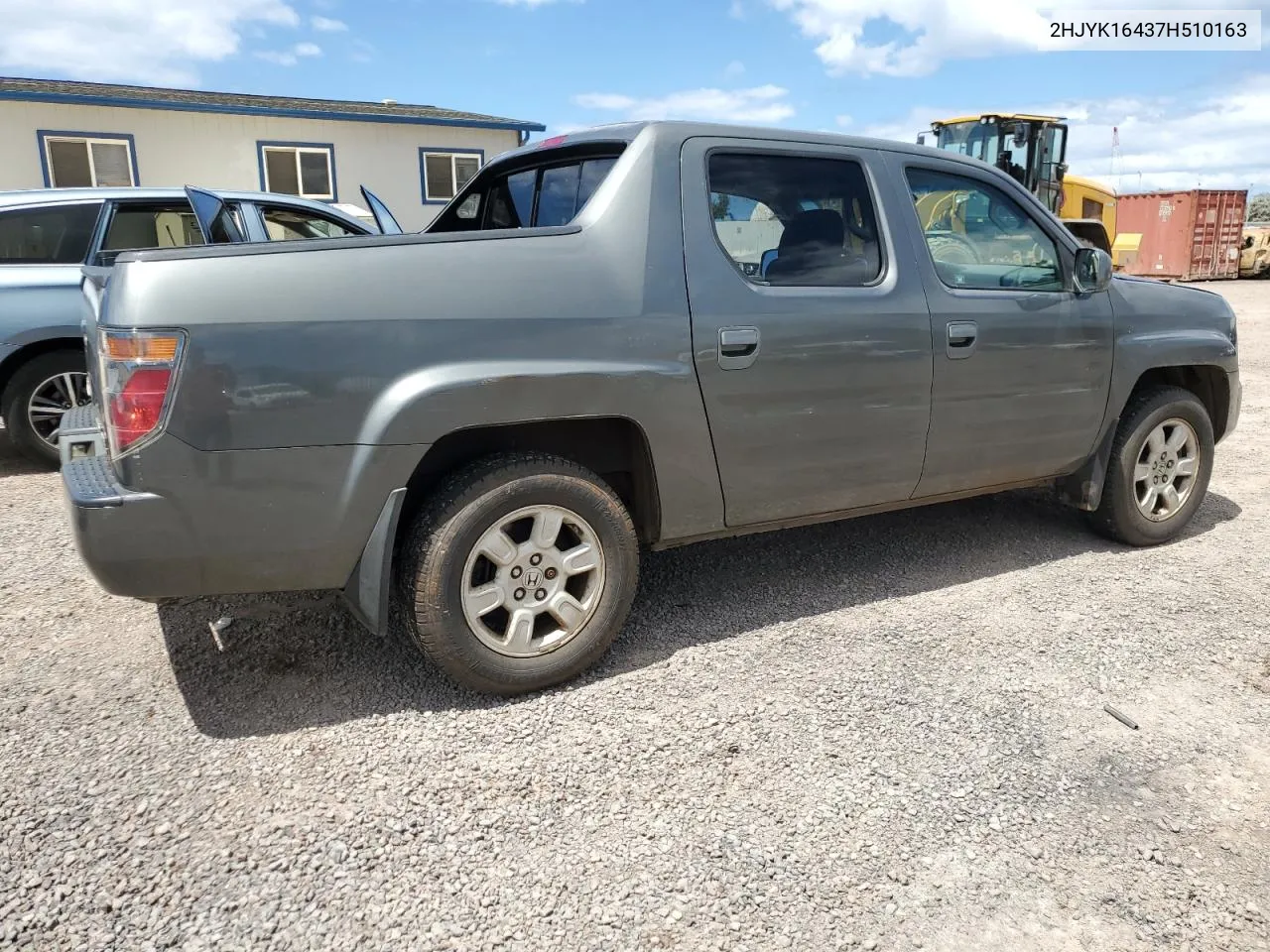 2007 Honda Ridgeline Rts VIN: 2HJYK16437H510163 Lot: 69903304