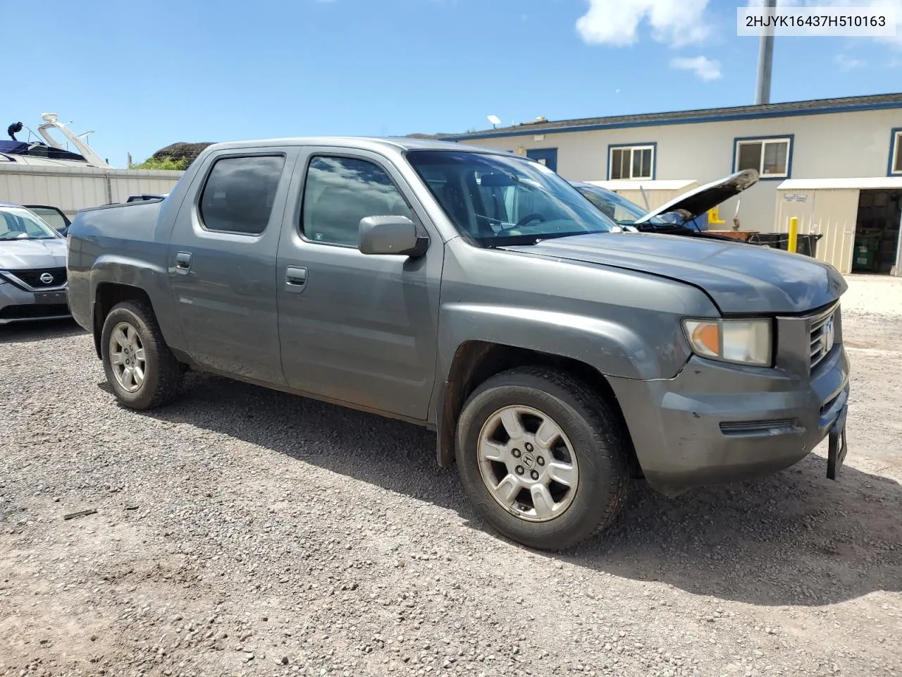 2007 Honda Ridgeline Rts VIN: 2HJYK16437H510163 Lot: 69903304