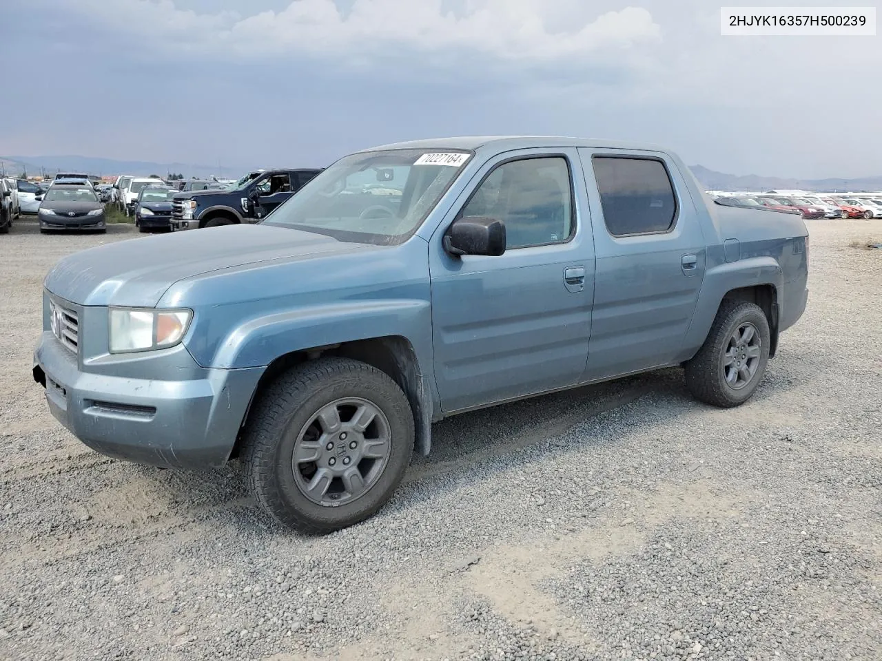 2007 Honda Ridgeline Rtx VIN: 2HJYK16357H500239 Lot: 70227164