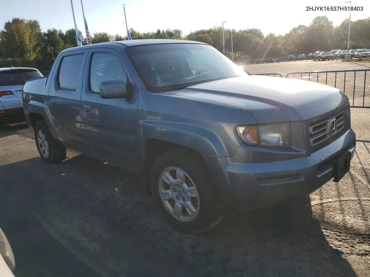 2007 Honda Ridgeline Rtl VIN: 2HJYK16537H518403 Lot: 70795324