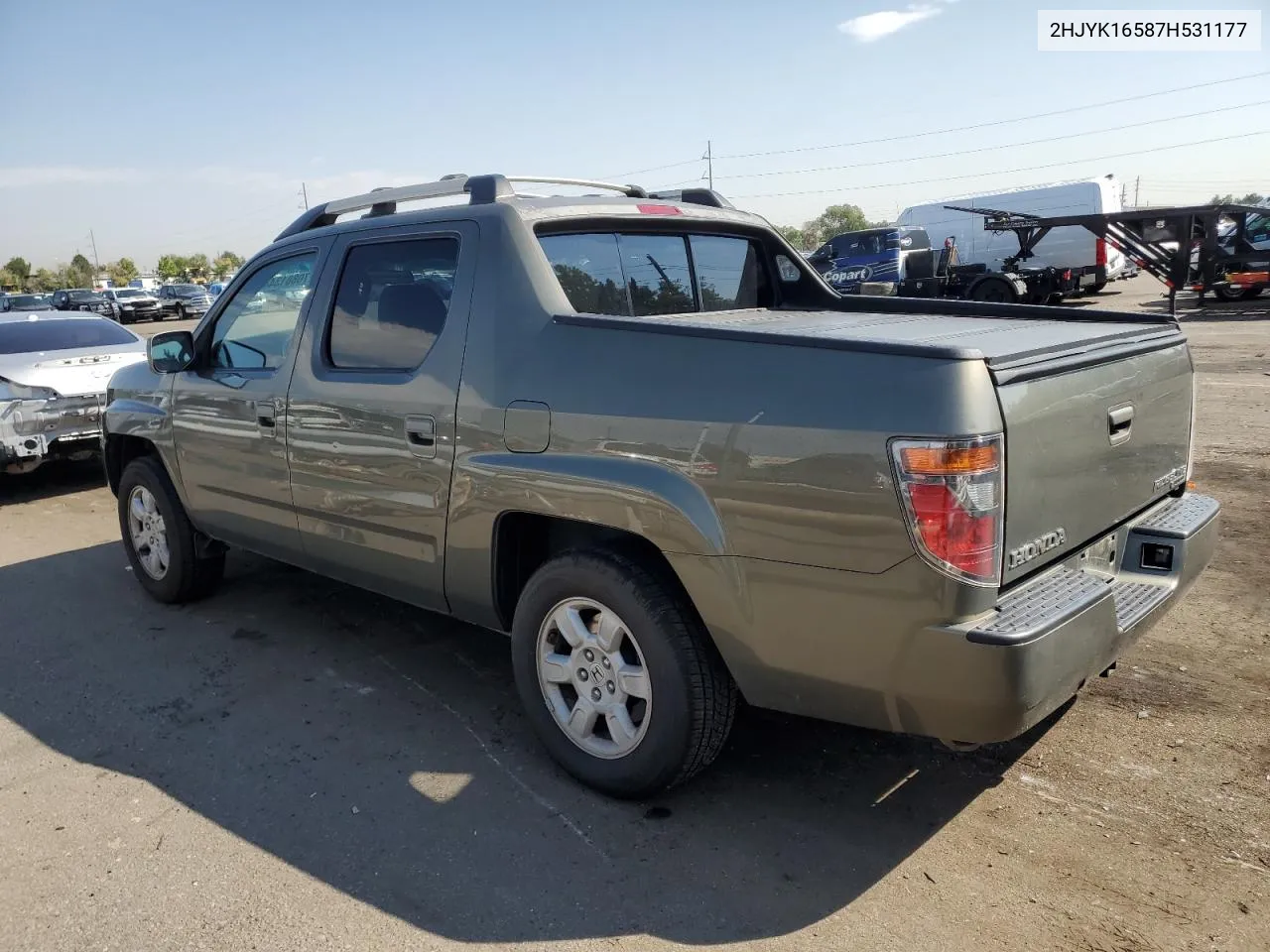 2007 Honda Ridgeline Rtl VIN: 2HJYK16587H531177 Lot: 70881344