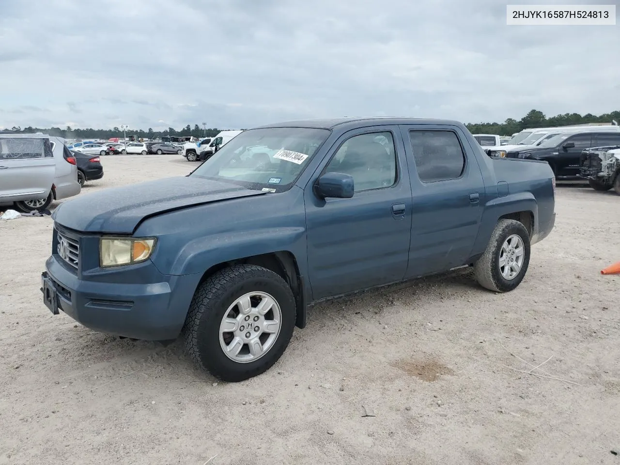 2007 Honda Ridgeline Rtl VIN: 2HJYK16587H524813 Lot: 70907304