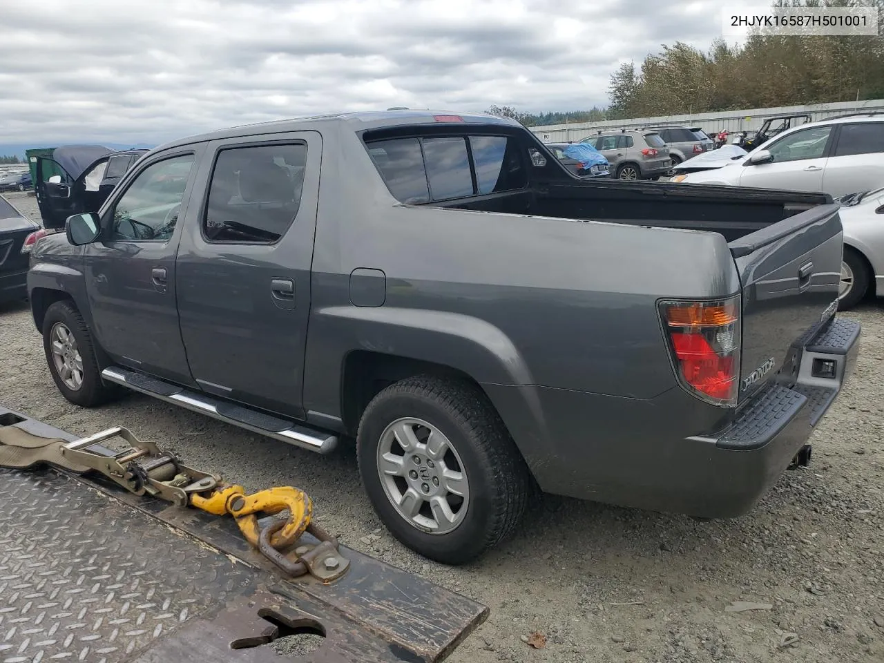 2007 Honda Ridgeline Rtl VIN: 2HJYK16587H501001 Lot: 71579024