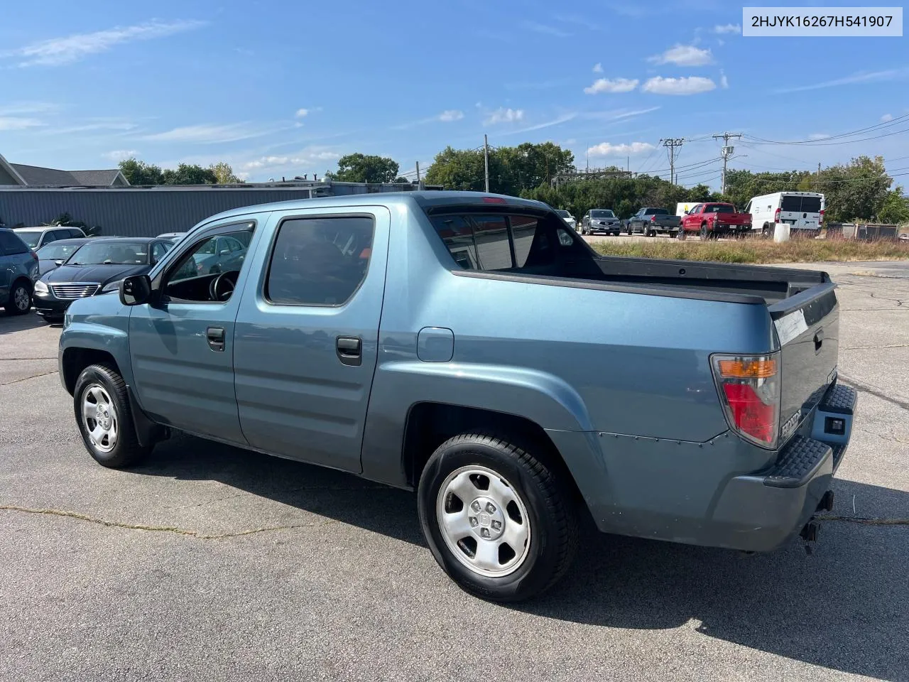 2007 Honda Ridgeline Rt VIN: 2HJYK16267H541907 Lot: 72588864