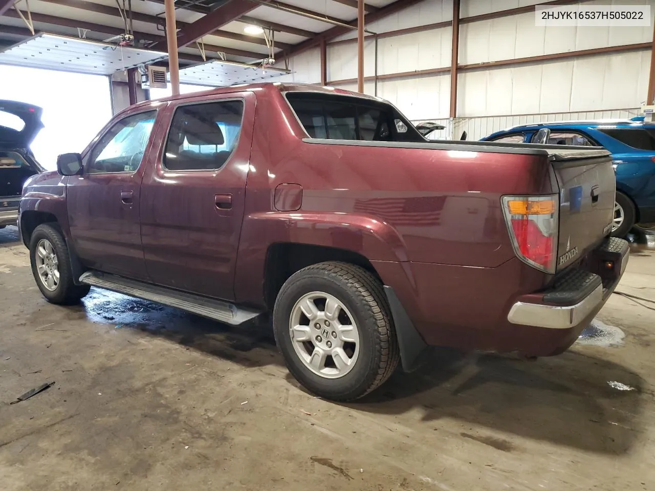 2007 Honda Ridgeline Rtl VIN: 2HJYK16537H505022 Lot: 73001274