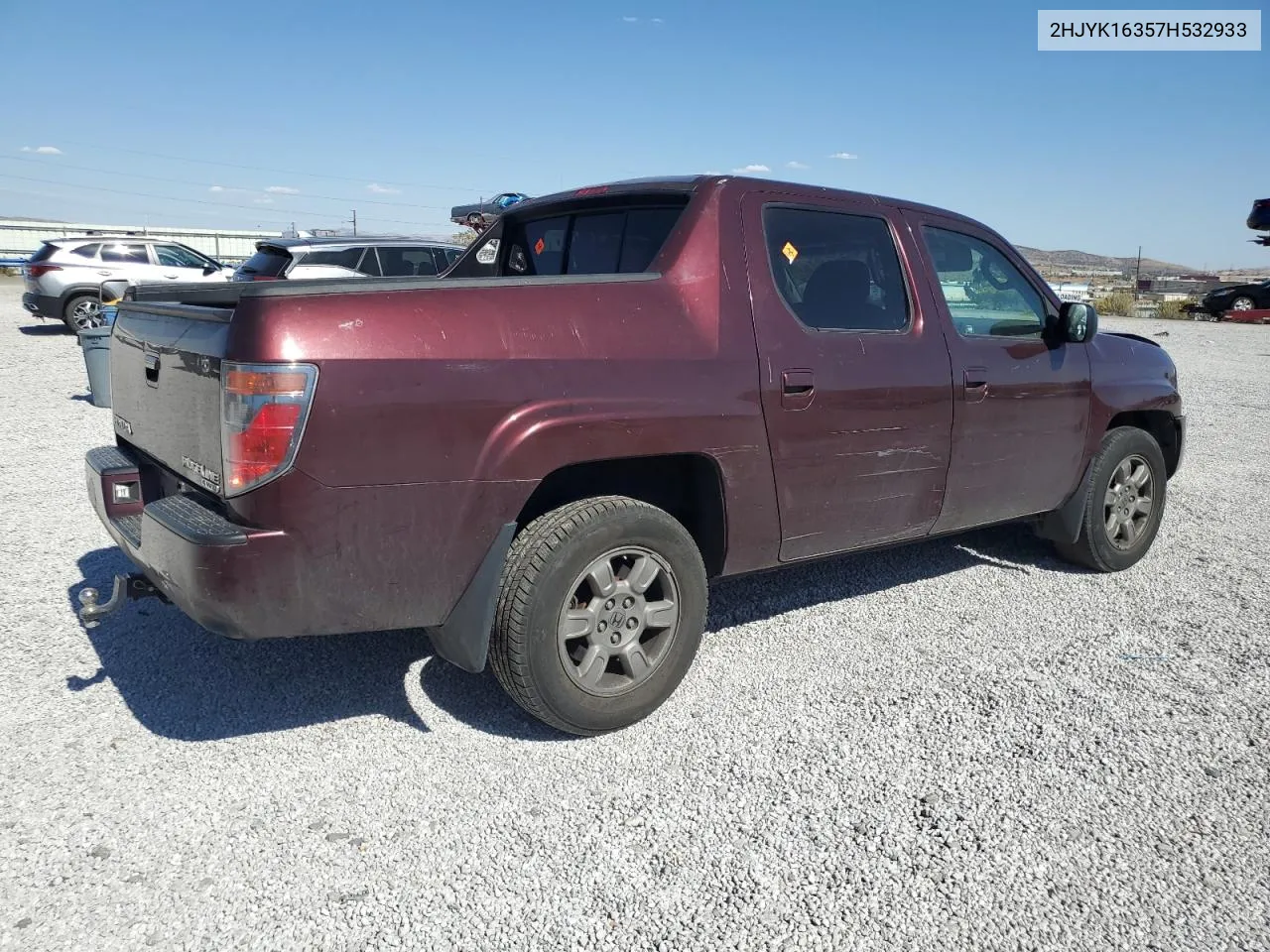 2HJYK16357H532933 2007 Honda Ridgeline Rtx