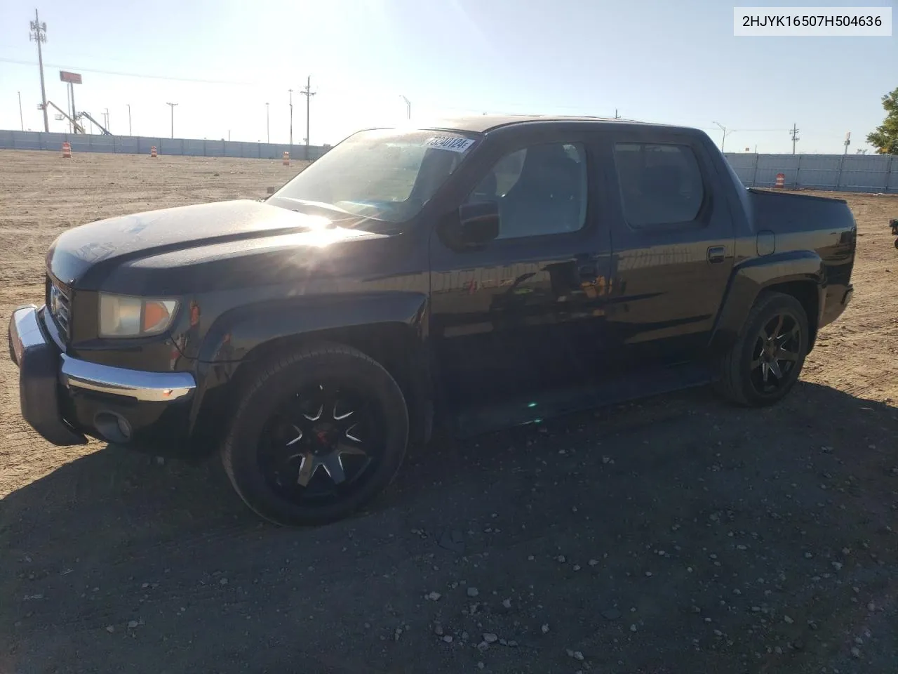 2007 Honda Ridgeline Rtl VIN: 2HJYK16507H504636 Lot: 73240124